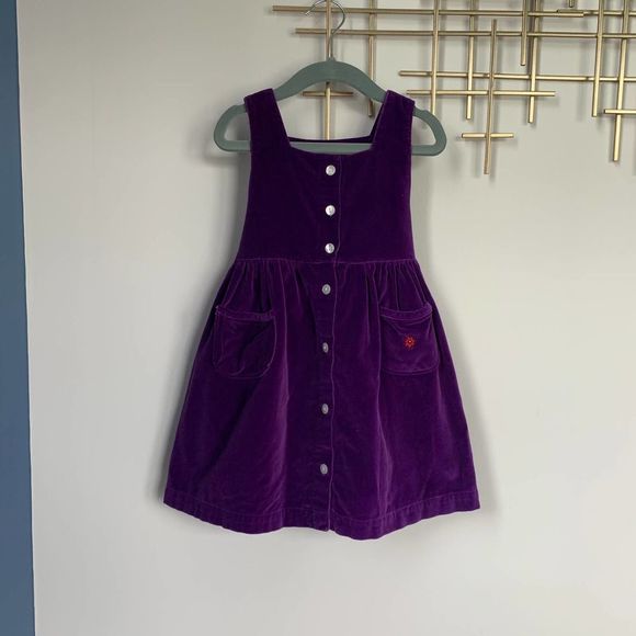 Purple Kids Casual Dress - Picture 1 of 5